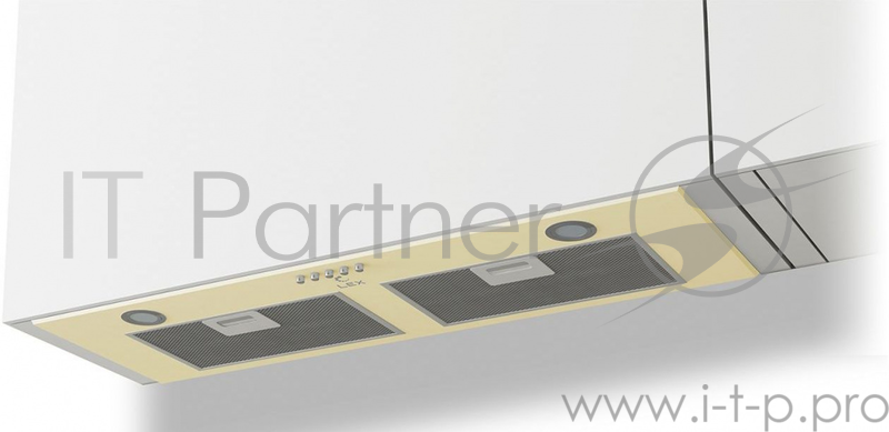 Вытяжка встраиваемая Lex GS Bloc P 900 слоновая кость управление: кнопочное (1 мотор)