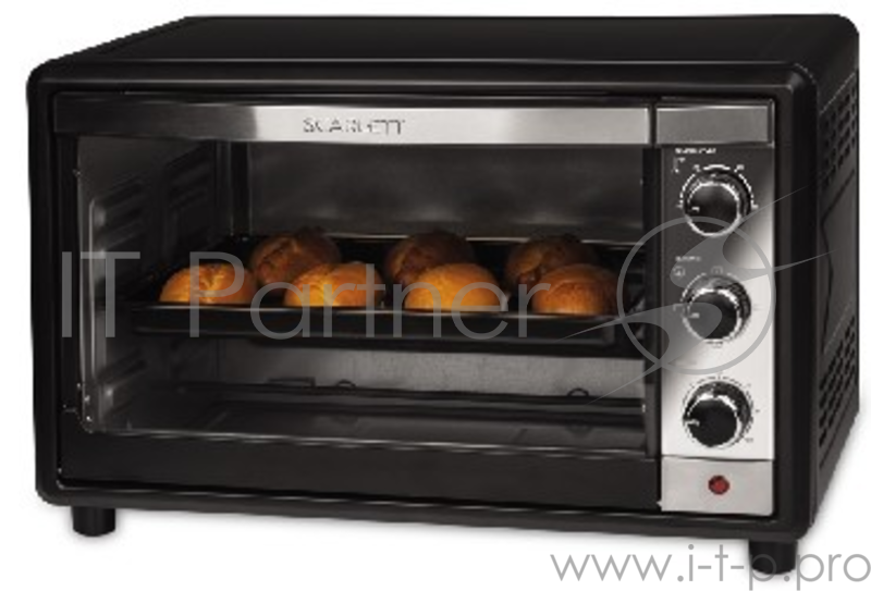 Мини-печь Scarlett SC-EO93O18 35л. 1600Вт черный