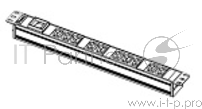 Аксессуар ЦМО Блок розеток Rem-10 без шнура с выкл., 10 IEC 60320 C13, вход IEC 60320 C14, 10A, алюм., 19