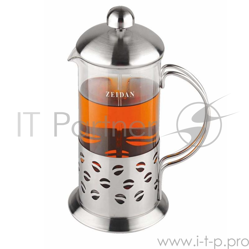 Френч-пресс Zeidan Z-4074, об.350мл., нерж. сталь, стекло