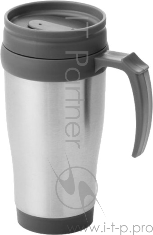 Термокружка Diolex DXM-450-1, 450 мл., с крышкой, нержавеющая сталь