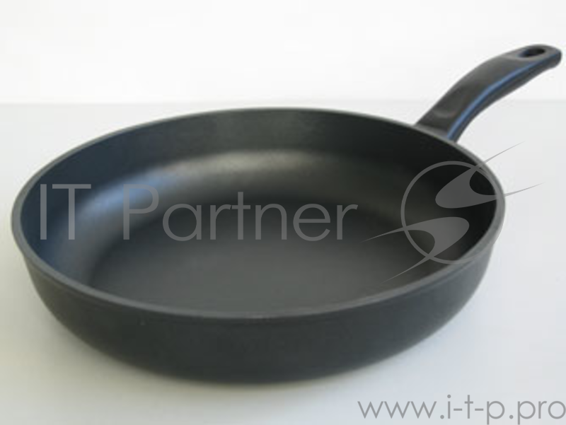 НЕВА МЕТАЛЛ ПОСУДА 7326 д.26(Диаметр 26 см. Антипригарное покрытие Сталафлон. Равномерно нагревается за счет особой конструкции корпуса по принципу