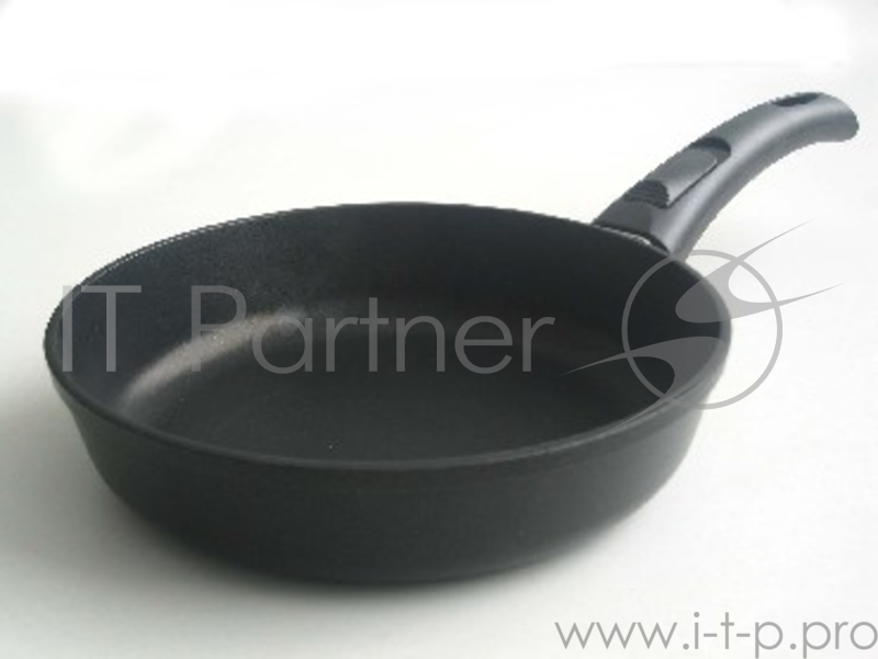 НЕВА МЕТАЛЛ ПОСУДА 9024 д.24(Диаметр 24 см. Съемная ручка. 4-х слойное антипригарное покрытие ТИТАН пк. Равномерно нагревается за счет особой конструкции корпуса по принципу