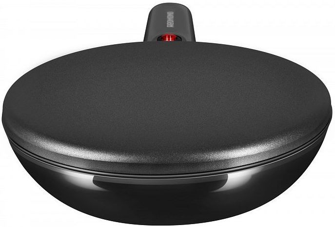 REDMOND RSM-1409 Мощность 800 Вт. Материал корпуса: пластик. Антипригарное покрытие рабочей пластины. Диаметр рабочей поверхности – 20 см. Светодиодная индикация. Беспроводная рабочая часть. Подставка с отсеком для хранения электрошнура и противоскол