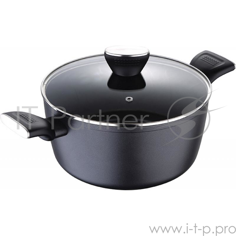Кастрюля Bergner BG-8187-BK Titan Black 5,9л
