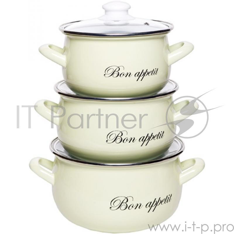 Набор посуды Interos 2234B Лайм