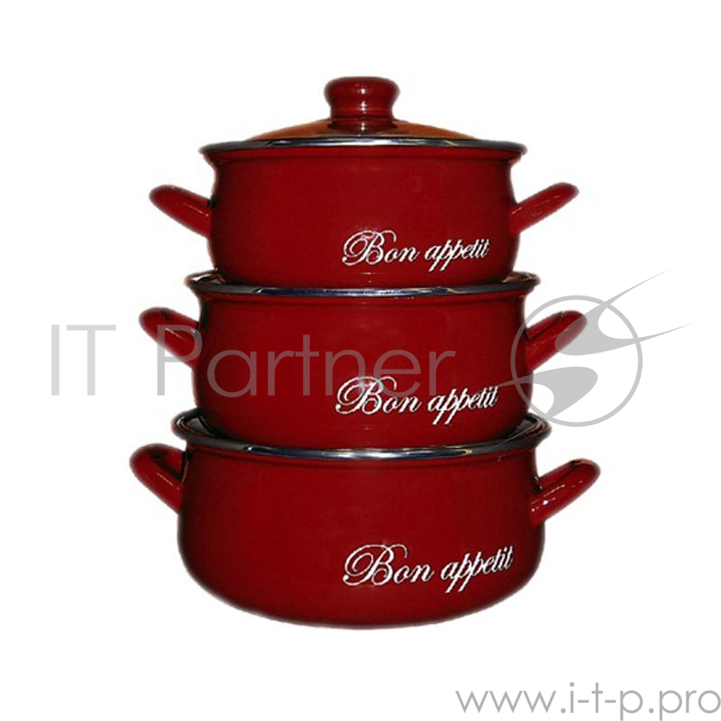 Набор кастрюль Interos 2234 Бордо