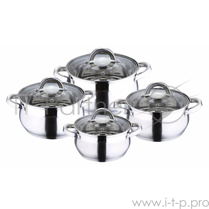 Набор кастрюль Wellberg WB-1411 Avento