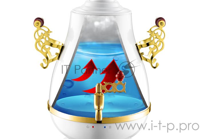 Самовар Centek CT-0092 A (белый+рисунок+золото), 4.0л, 2300Вт, поддерж.t + LED индикатор, керам зав.