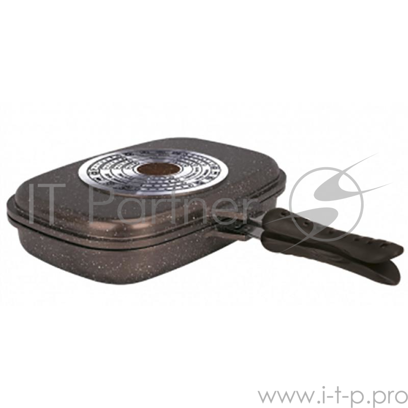 ZEIDAN Z-50292 гриль 32х23х7.7см Двойная сковорода-гриль 32х23х7.7 см, ВНУТРЕННЕЕ И ВНЕШНЕЕ КАМЕННОЕ ПОКРЫТИЕ