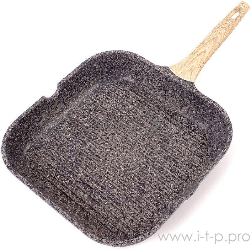 Сковорода-гриль с антипригарным покрытием, 28х28 см, NADOBA, серия MINERALICA
