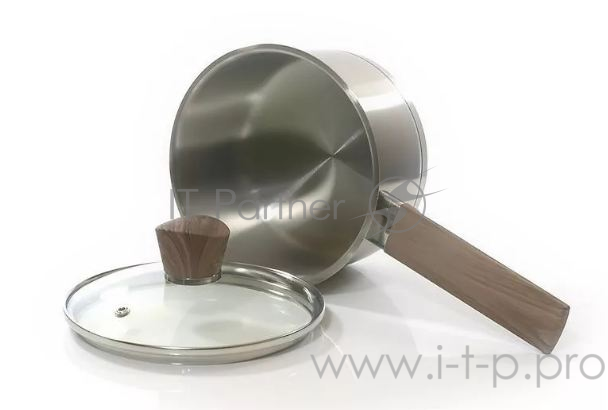 Ковш со стеклянной крышкой, 16 см/1,7 л, NADOBA, серия LUDVA