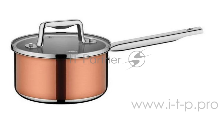 Ковш со стеклянной крышкой, 16 см/1,6 л, NADOBA, серия MEDENA