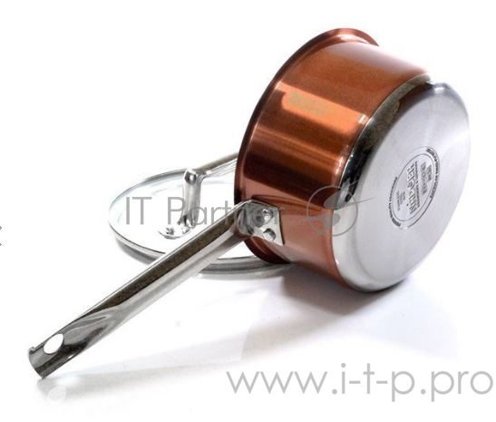 Ковш со стеклянной крышкой, 16 см/1,6 л, NADOBA, серия MEDENA