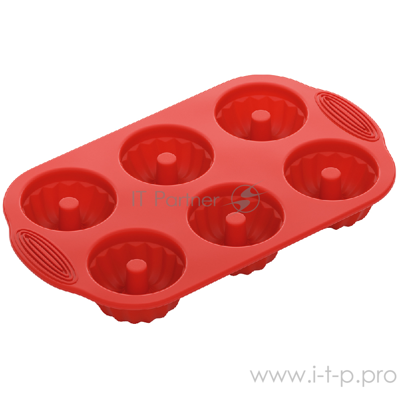 Форма для 6 мини-саваренов, силиконовая, 29x17x3,7 см, NADOBA, серия MILA