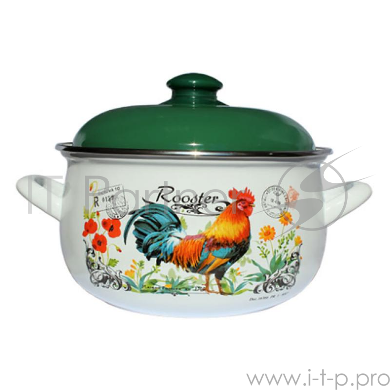 Кастрюля Interos 16366A Петушок 2,1 л