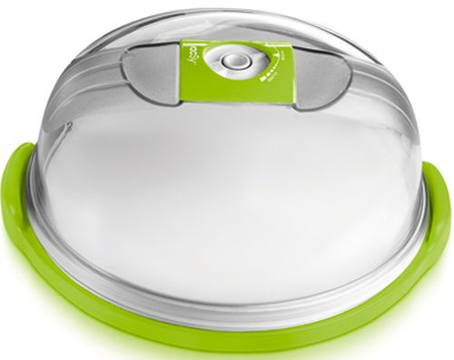 Контейнер Zepter VacSy VS-015-28 для тортов кругл. 4.7л. стекло зеленый
