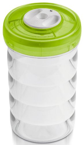 Контейнер Zepter VacSy VS-013-10 цилинд. 1.25л. стекло зеленый