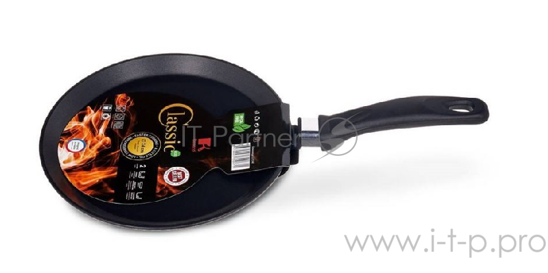 Сковорода блинная Classic 240.Черная. Ручка Бакелит.2-х слойное.Renard.