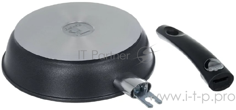 Сковорода Silver Grey глубокая со съемной ручкой 220.Под гранит.покрытие 3-х слойное.ручка из бакелита.Renard