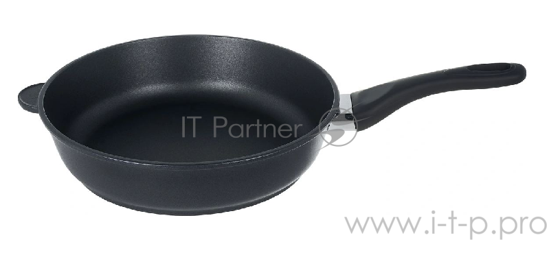 Сковорода Silver Grey глубокая 280.Серый.2-х слойное.Ручка soft touch.Renard.