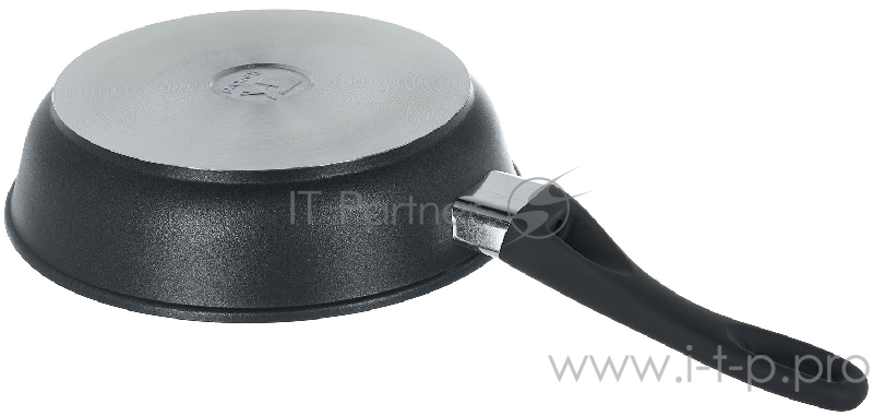 Гриль круглый Silver Grey 260.Серый.2-х слойное.Ручка soft touch.Renard.