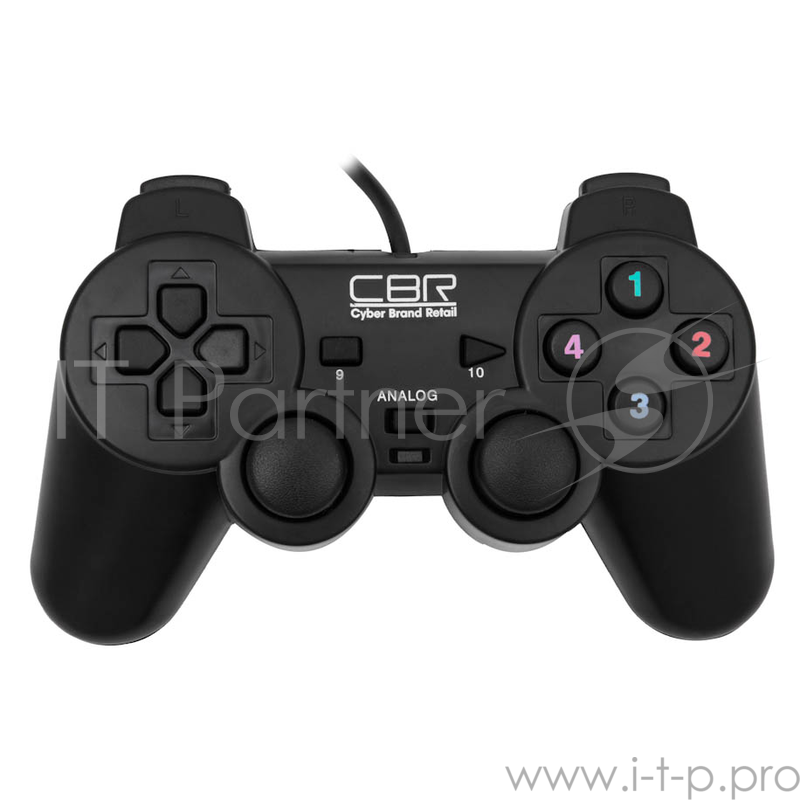 Геймпад CBR CBG 910 {Игровой манипулятор для PC, проводной, 2 вибро мотора, USB}