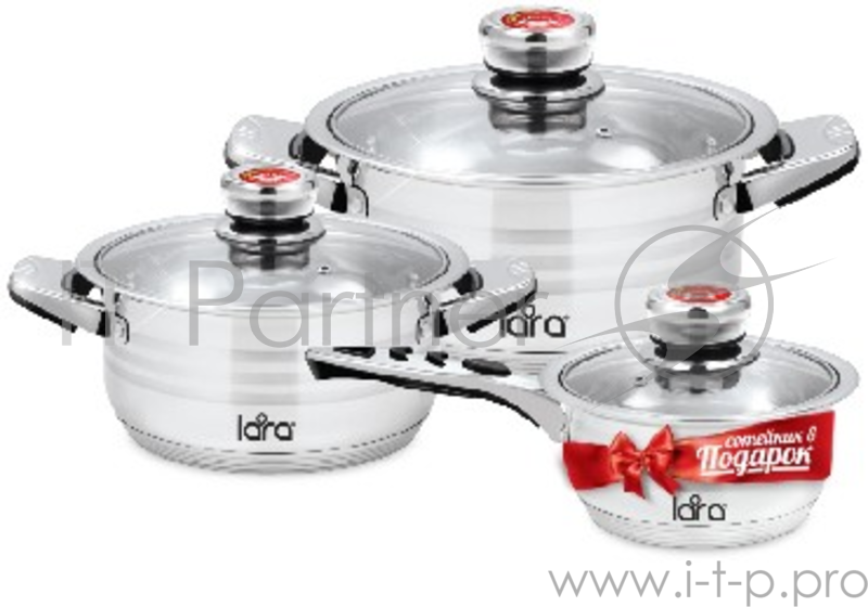 Набор посуды LARA LR02-104 ADAGIO, 3 пр