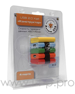Контроллер HUB USB 2.0 Konoos UK-06