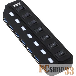 Контроллер ORIENT BC-316 {HUB USB 3.0 7 Port}