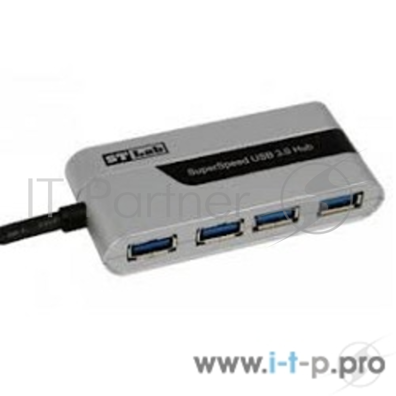 Контроллер ST-Lab U760 RTL {Hub 4 ports, USB 3.0, Gray}