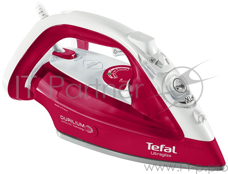 Утюг Tefal FV4950E0 2500Вт белый/красный