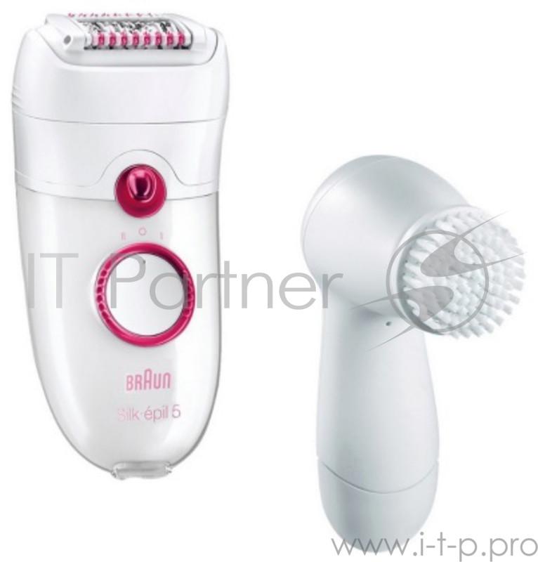 Эпилятор Braun SE-5329 скор.:2 насад.:1 от электр.сети белый/розовый