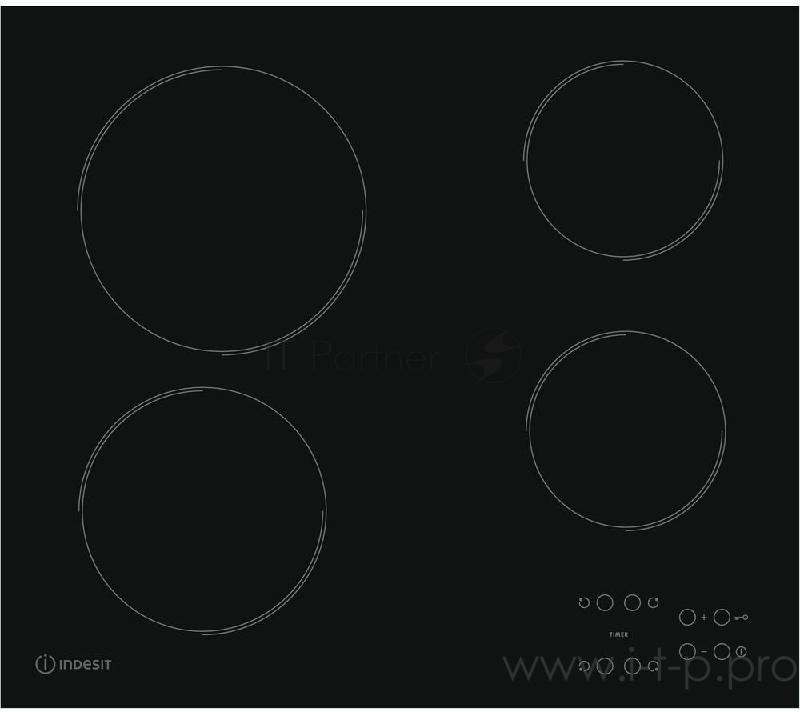 Встраиваемая варочная панель INDESIT RI 161 C 4 зоны сенсорное управление без рамки