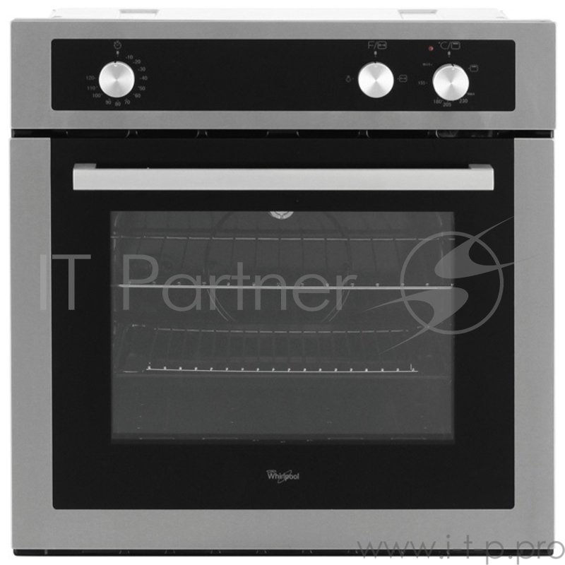 Встраиваемые газовые духовки Whirlpool Встраиваемые газовые духовки Whirlpool/ 59 х 59 x 56, газовый гриль, газ-контроль, таймер, вертел, нержавеющая сталь