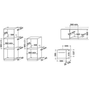 Духовой шкаф Электрический Whirlpool AKP 449 IX серебристый