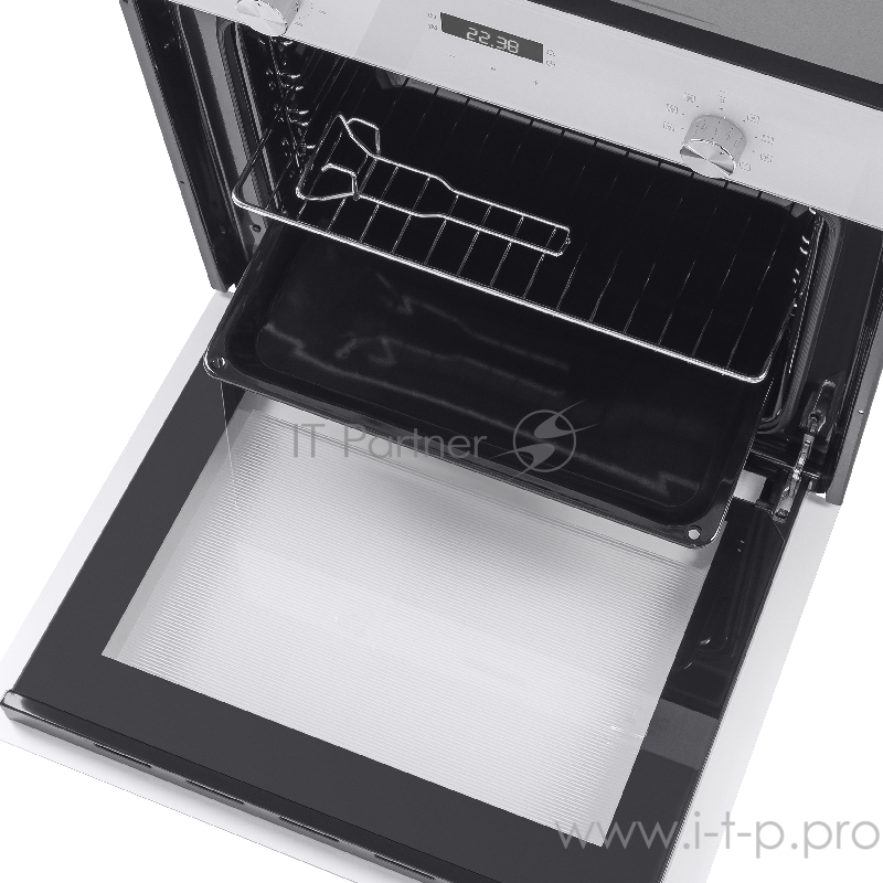 Шкаф духовой электрический MAUNFELD EOEM.589W •Тип: электрический 60 см•Тип установки: независимый•Функции: 10•Объём, л: 58•Класс энергопотребления: А•Охлаждение: тангенциальное•Таймер: электронный, сенсорный•Особенности: внутреннее стекло дверцы с т