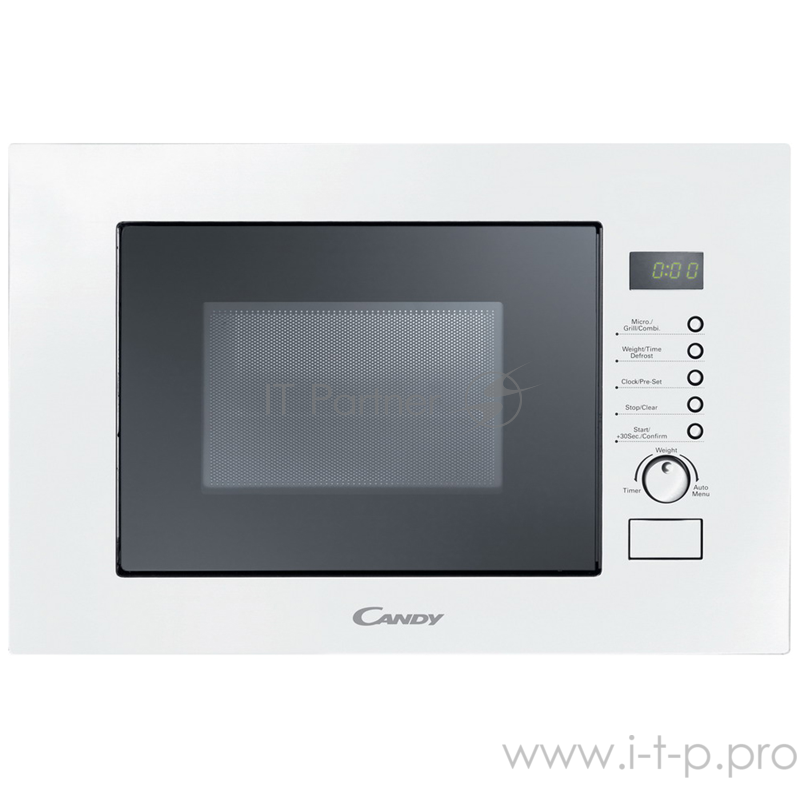 Встраиваемая микроволновая печь CANDY В нишу высотой 38 см. Встраиваемая микроволновая печ с грилем. 10 автоматических режимов. Авторазморозка. Блокировка управления.