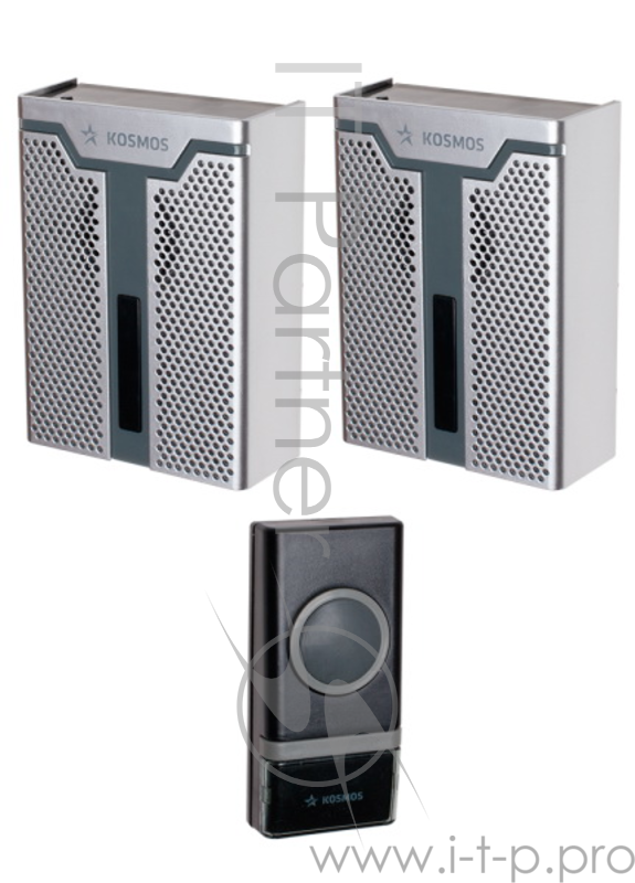 Звонок беспроводной КОСМОС KOC_AG520C1 32 мелодии, 150м, белый