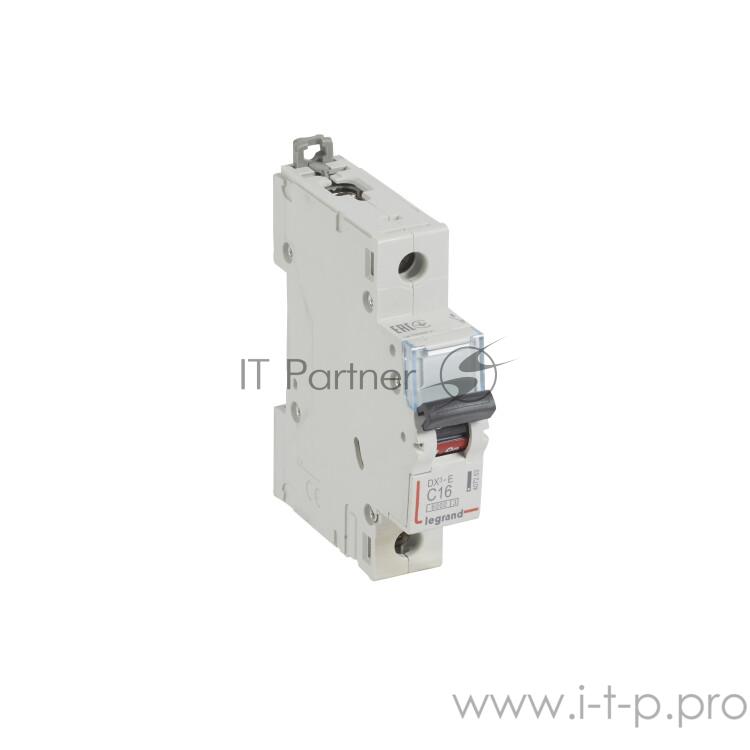Вспомогательные элементы и аксессуары Legrand 407263 Автоматический выключатель DX3 1 фаза 16A 1М (Тип C) 6 kA