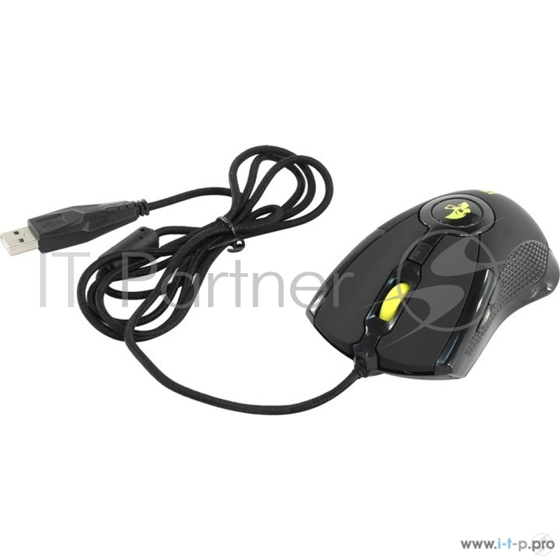 Jet.A ARROW JA-GH35 Black USB {Проводная игровая мышь, 800/1200/1600/2400dpi, 6 кнопок, кабель 1.43м}