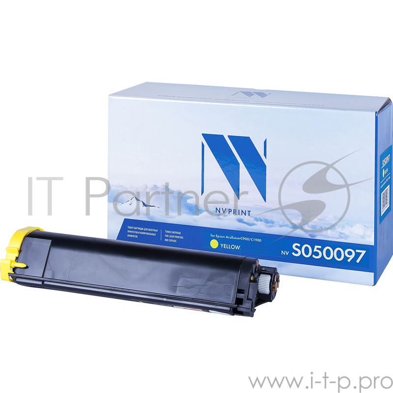 Картридж NVPrint совместимый Epson S050097 Yellow для AcuLaser C900/1900 (4500k)