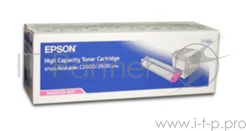 Тонер картридж Epson С13S050227 пурпурный для AcuLaser C2600N (5 000 стр)