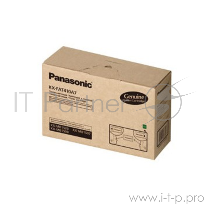 Тонер Картридж Panasonic KX-FAT410A черный для Panasonic KX-MB1500/1520 (2500стр.)