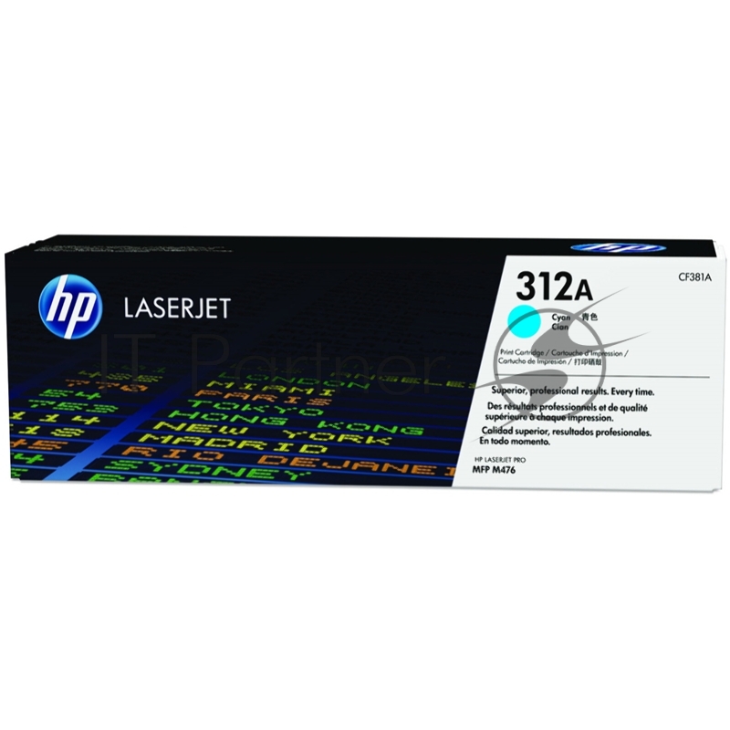 Тонер Картридж HP 312A CF381A голубой для HP CLJ Pro M476 (2400стр.)