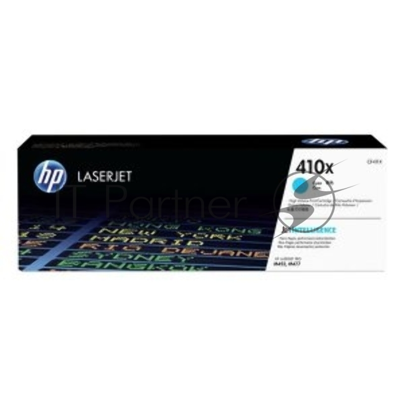 Тонер Картридж HP 410X CF411X голубой для HP LJ Pro M452/M477 (5000стр.)