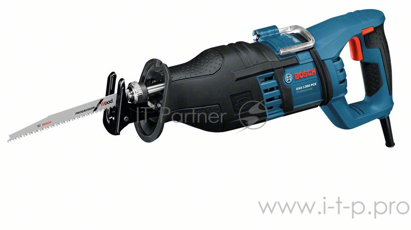 Пила Bosch GSA 1300 PCE Пила лезвийная 060164E200 {1300 Вт, 250мм по дереву, раб.ход19мм, 0-2800об/мин, 4кг, кейс}