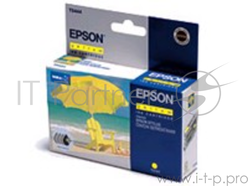 Картридж струйный Epson C13T044440 желтый для Stylus C84 Photo Edition
