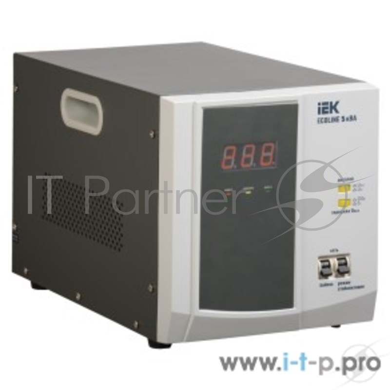 Стабилизаторы напряжения Iek IVS26-1-05000 Стабилизатор напряжения переносной серии Ecoline 5 кВА IEK