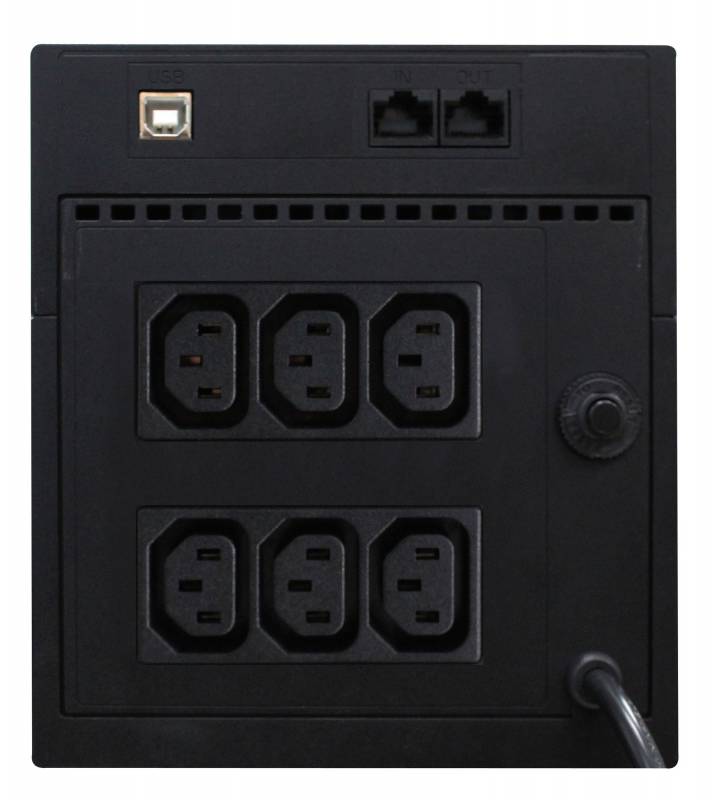 ИБП UPS Powercom RPT-1025AP {OffLine, 1025VA / 615W, Tower, IEC, USB}